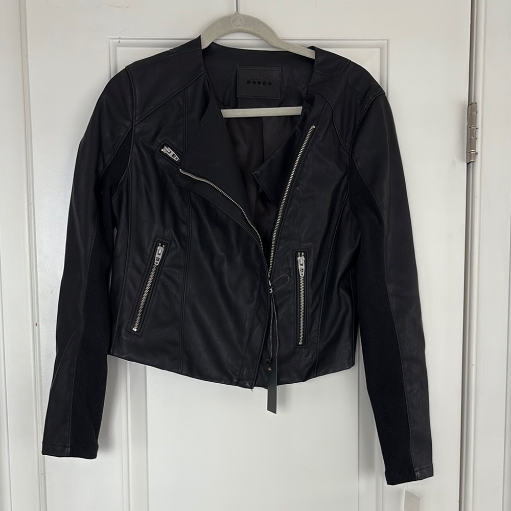 Blank NYC Leather Moto Jacket